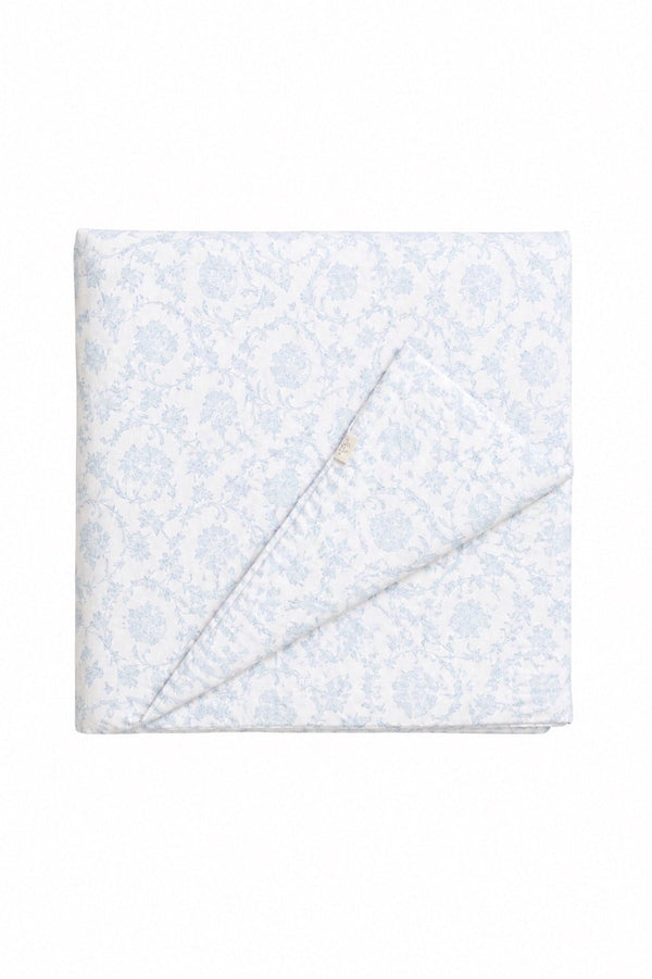 Blue Chinoiserie Crib Quilted Blanket