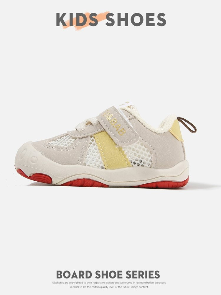 2026 Spring Summer New Baby Breathable Sneakers, Kindergarten Indoor Shoes, Non-slip First Walker Shoes For Boys And Girls