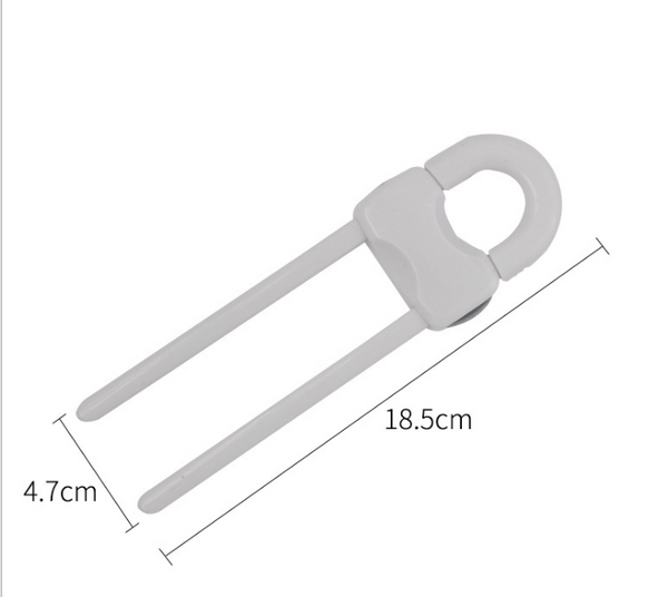 U-Shaped Baby Safety Cabinet Lock for Drawers and Doors