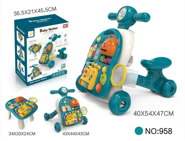 Multifunctional Baby Walker Toy with Music