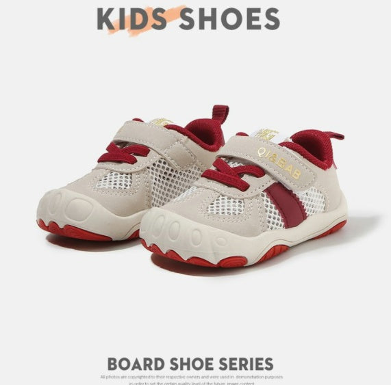 2026 Spring Summer New Baby Breathable Sneakers, Kindergarten Indoor Shoes, Non-slip First Walker Shoes For Boys And Girls