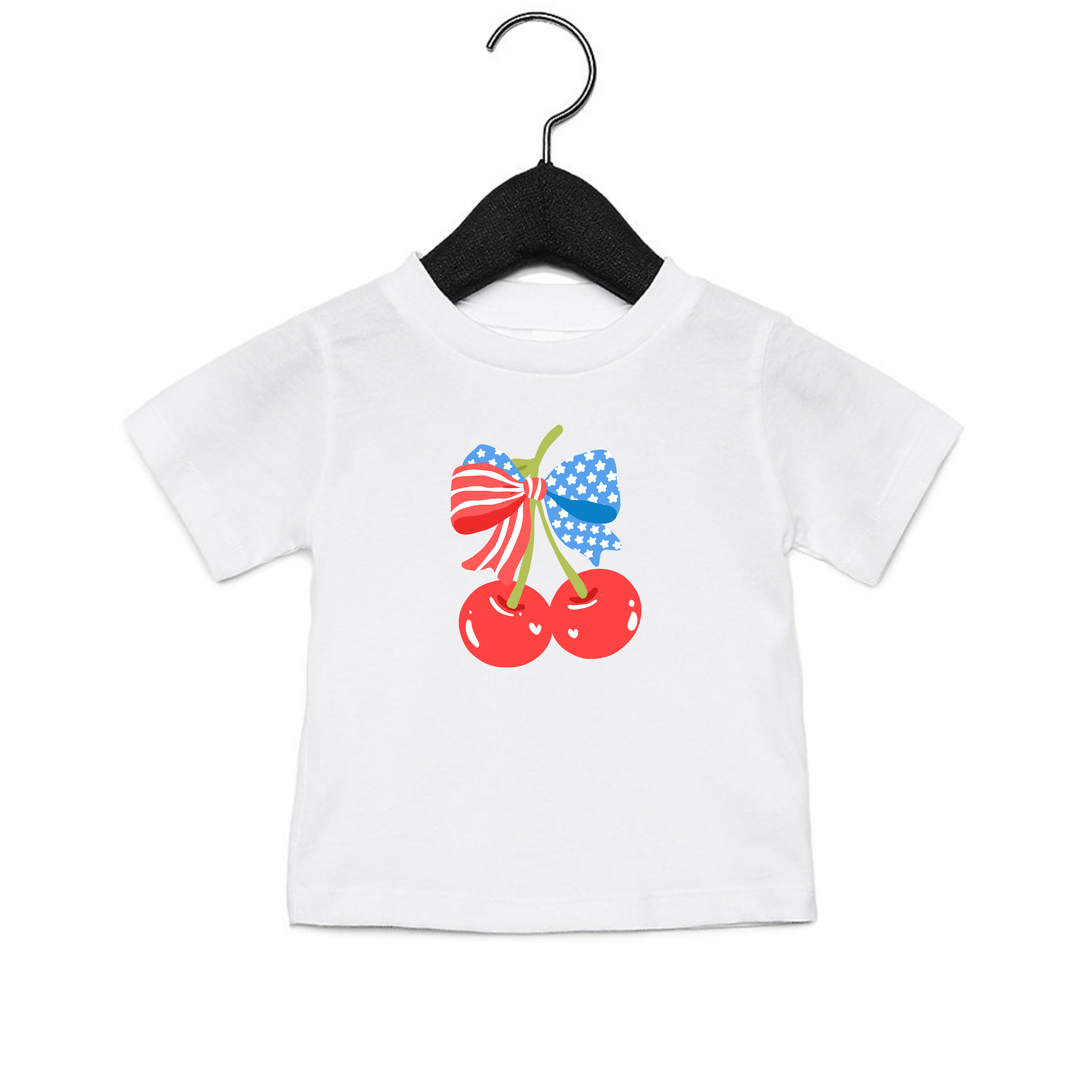 Personalized Cherry Bow T-Shirt