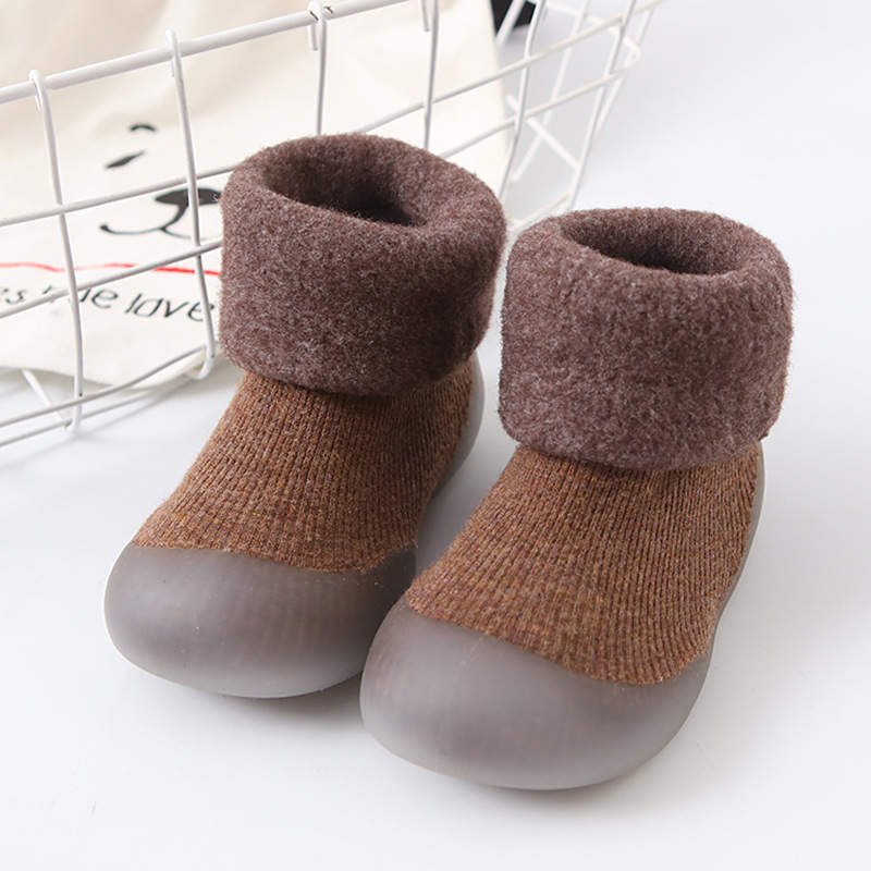 Cozy Sock Shoes for Kids- Warm First Walker Shoes | Fleece Lined