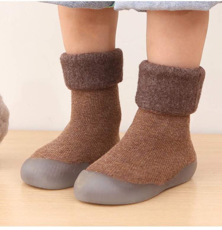 Cozy Sock Shoes for Kids- Warm First Walker Shoes | Fleece Lined