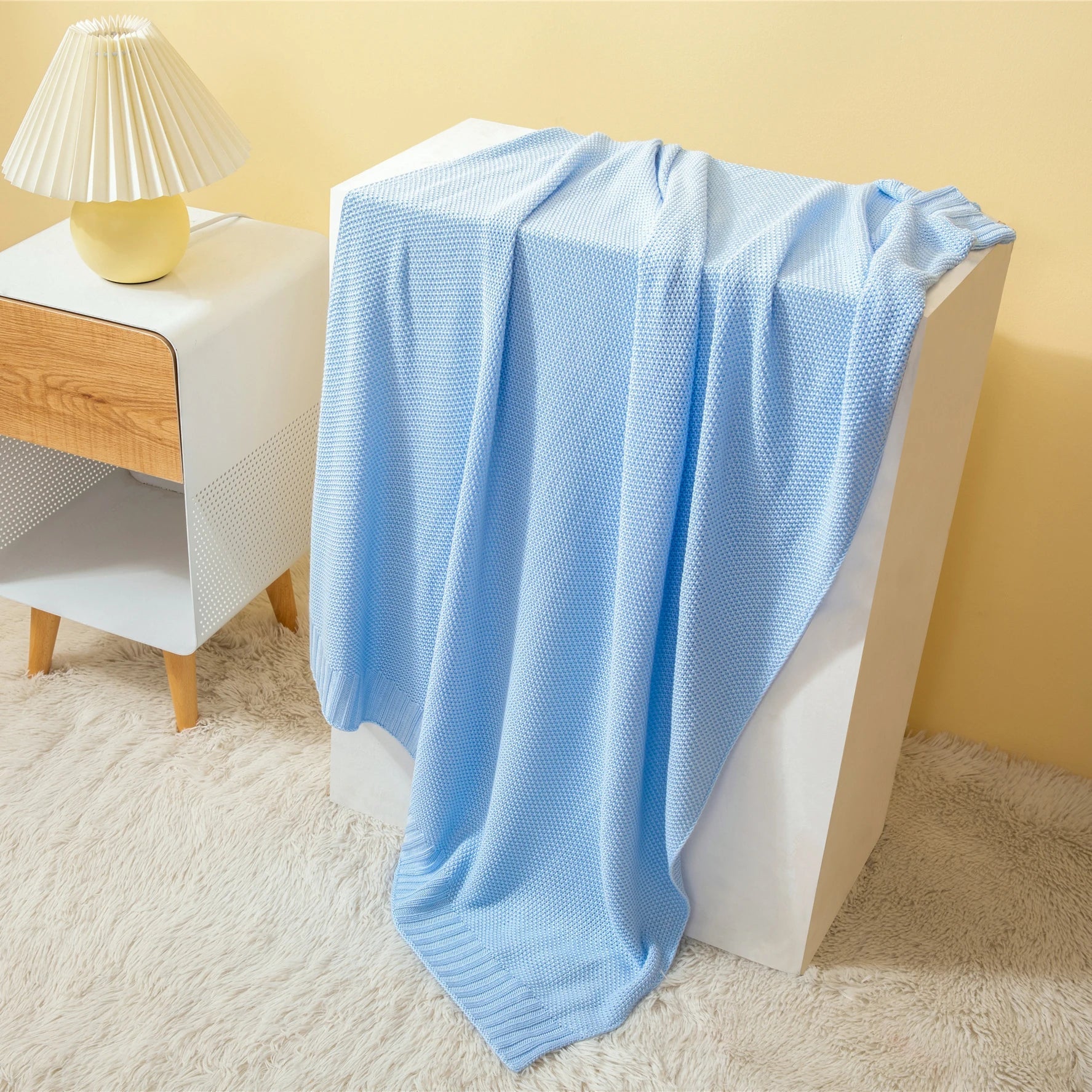 DecorBites™ Bamboo Baby Blankets - Summer Cooling & Absorbent, Perfect for Newborns, Swaddle, Stroller, Bed, Quilt & Receiving Blankets