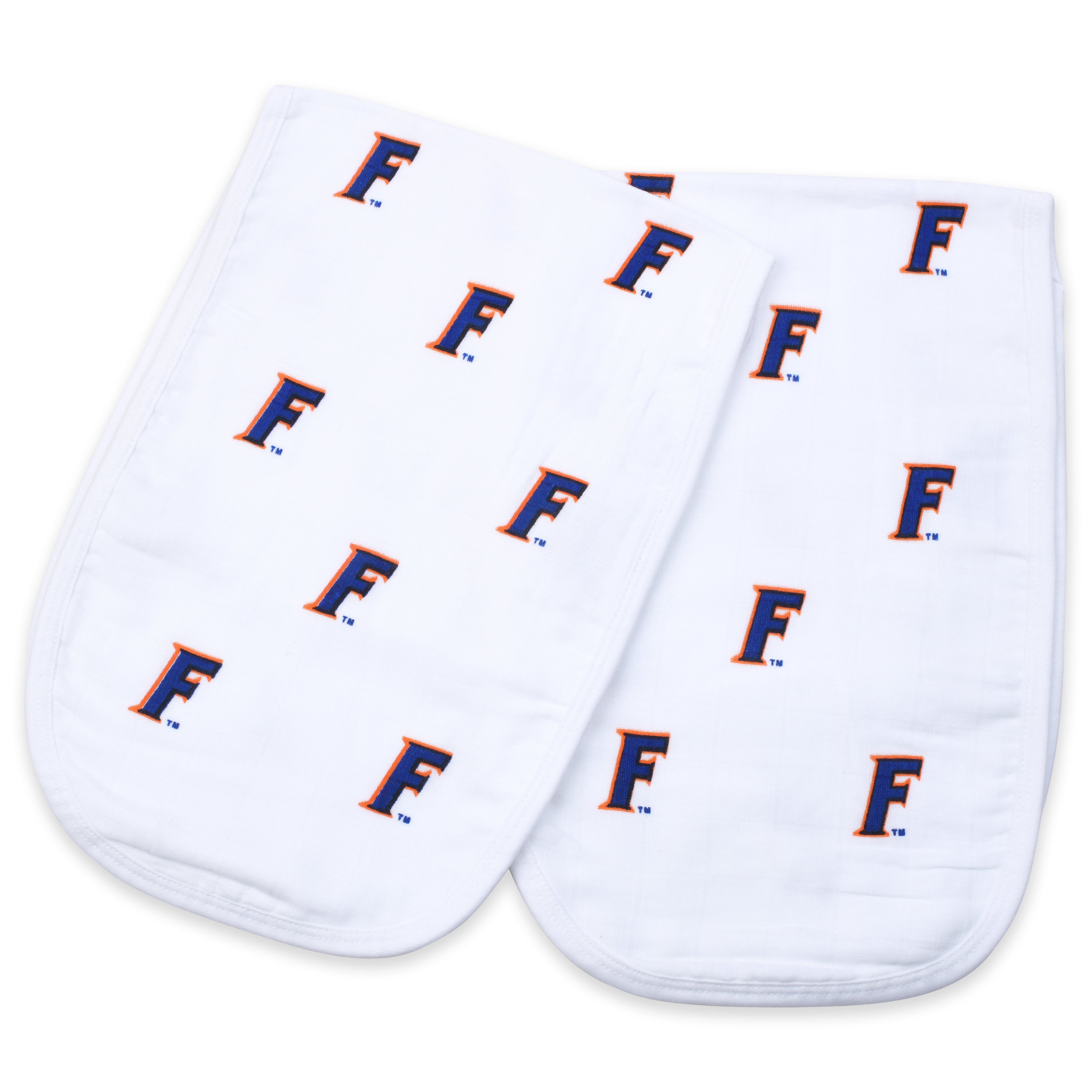 Florida Gators Burp Cloths 2-Pack – Soft Muslin Baby Burp Cloths – Officially Licensed UF Gift