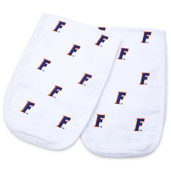 Florida Gators Burp Cloths 2-Pack – Soft Muslin Baby Burp Cloths – Officially Licensed UF Gift