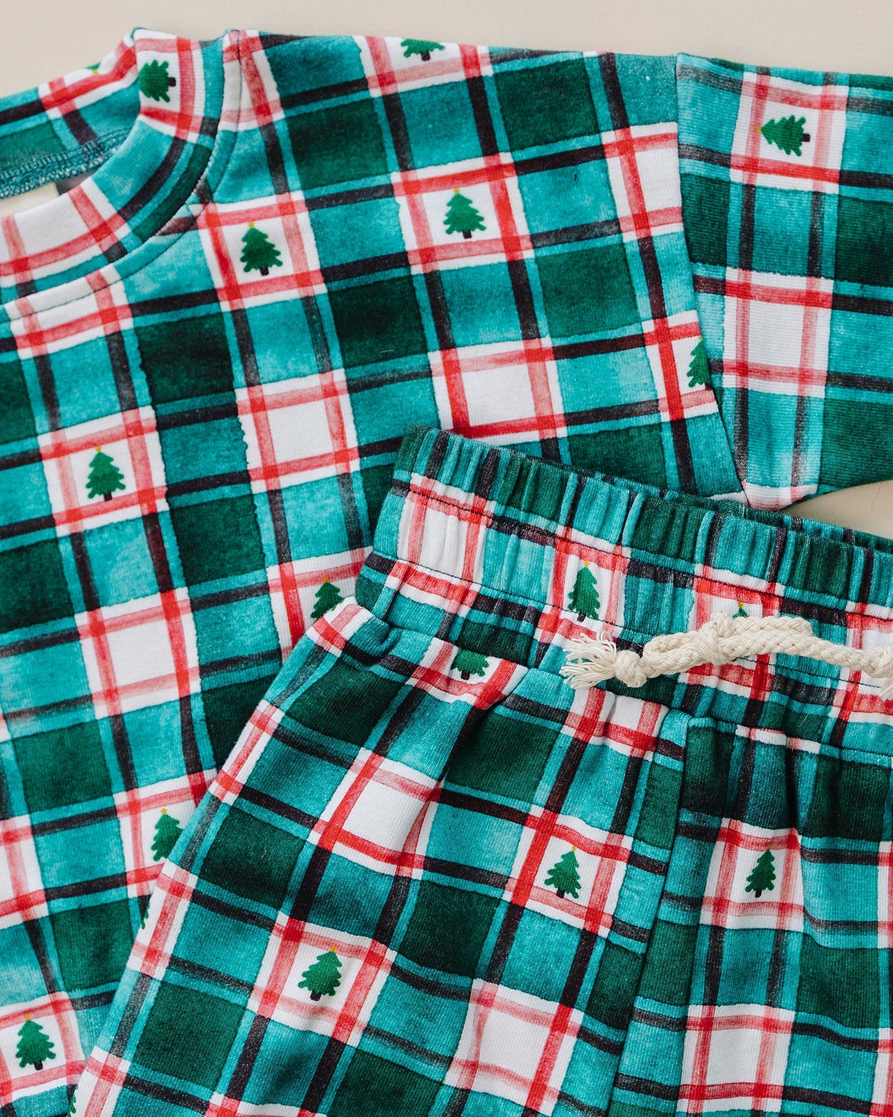 Jogger Set | Winter Plaid