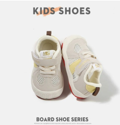 2026 Spring Summer New Baby Breathable Sneakers, Kindergarten Indoor Shoes, Non-slip First Walker Shoes For Boys And Girls