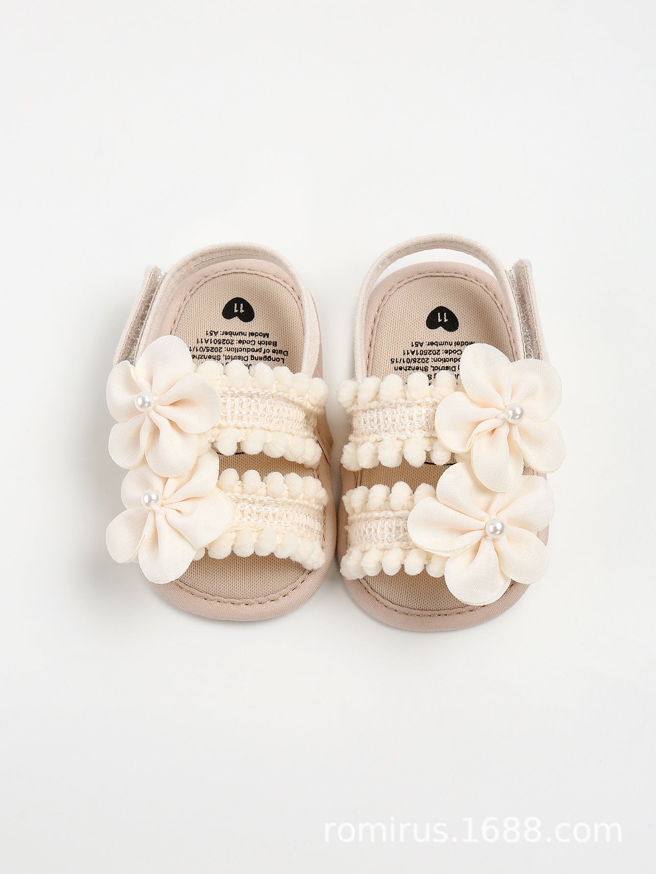 Cute Princess-style Sandals For Babies And Toddlers Suitable For All Seasons