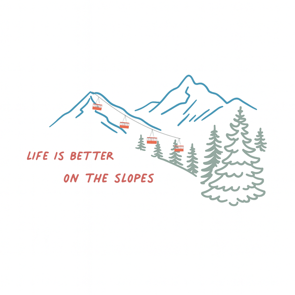 long sleeve graphic bodysuit | on the slopes