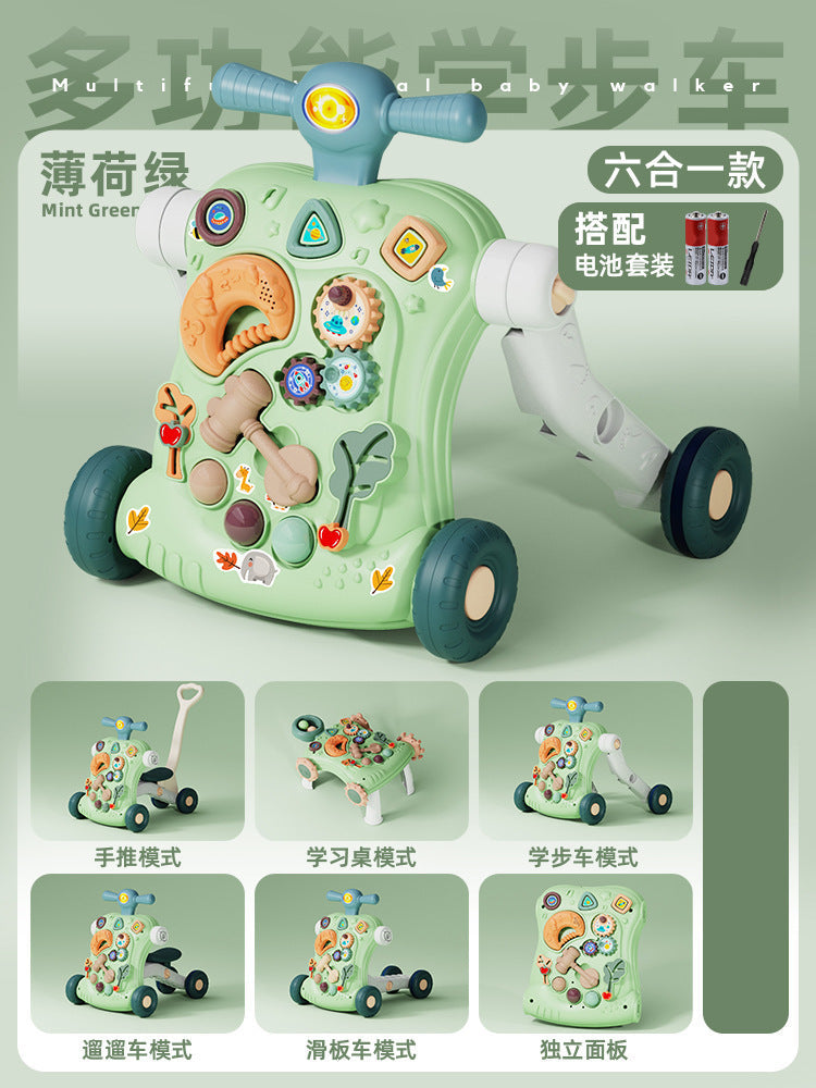 Multifunctional Baby Walker with Anti-Tip Design