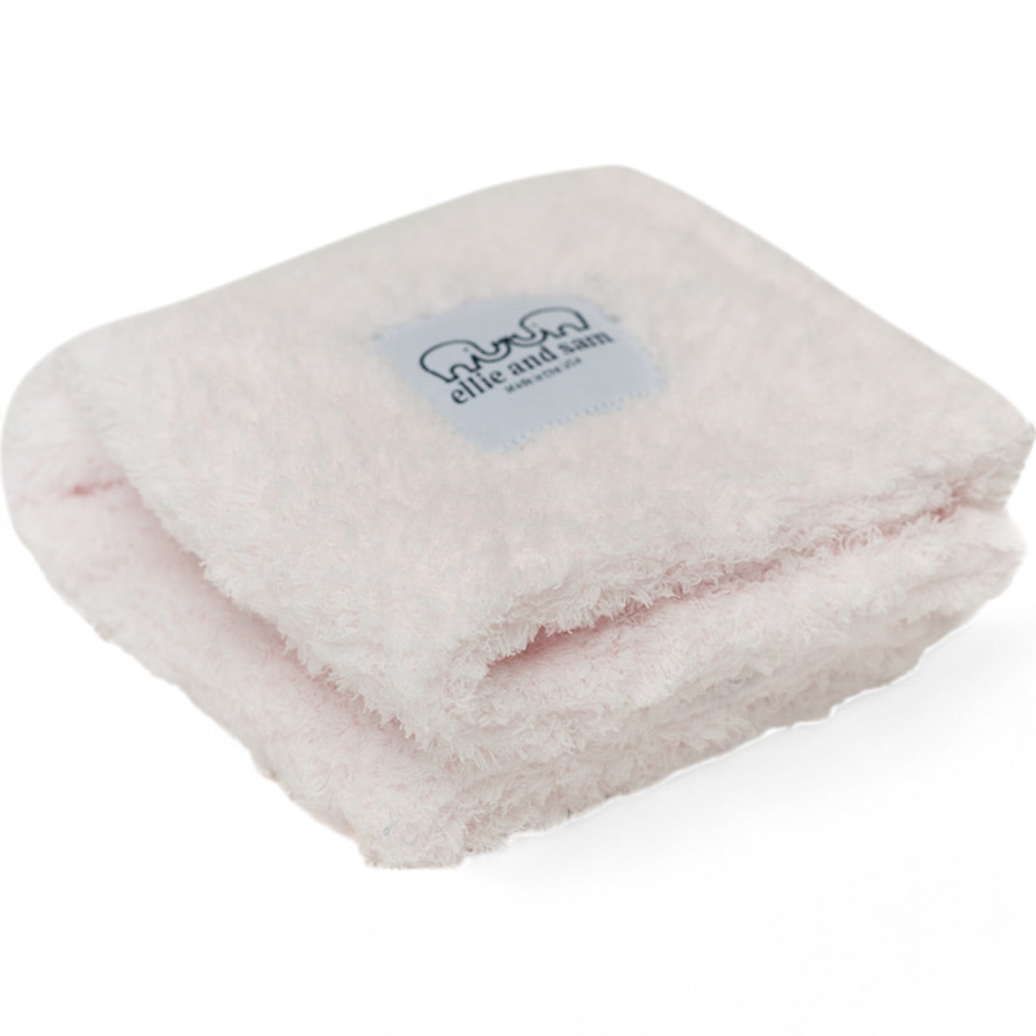 Classic Chenille Baby Lovey Security Blanket – Pink