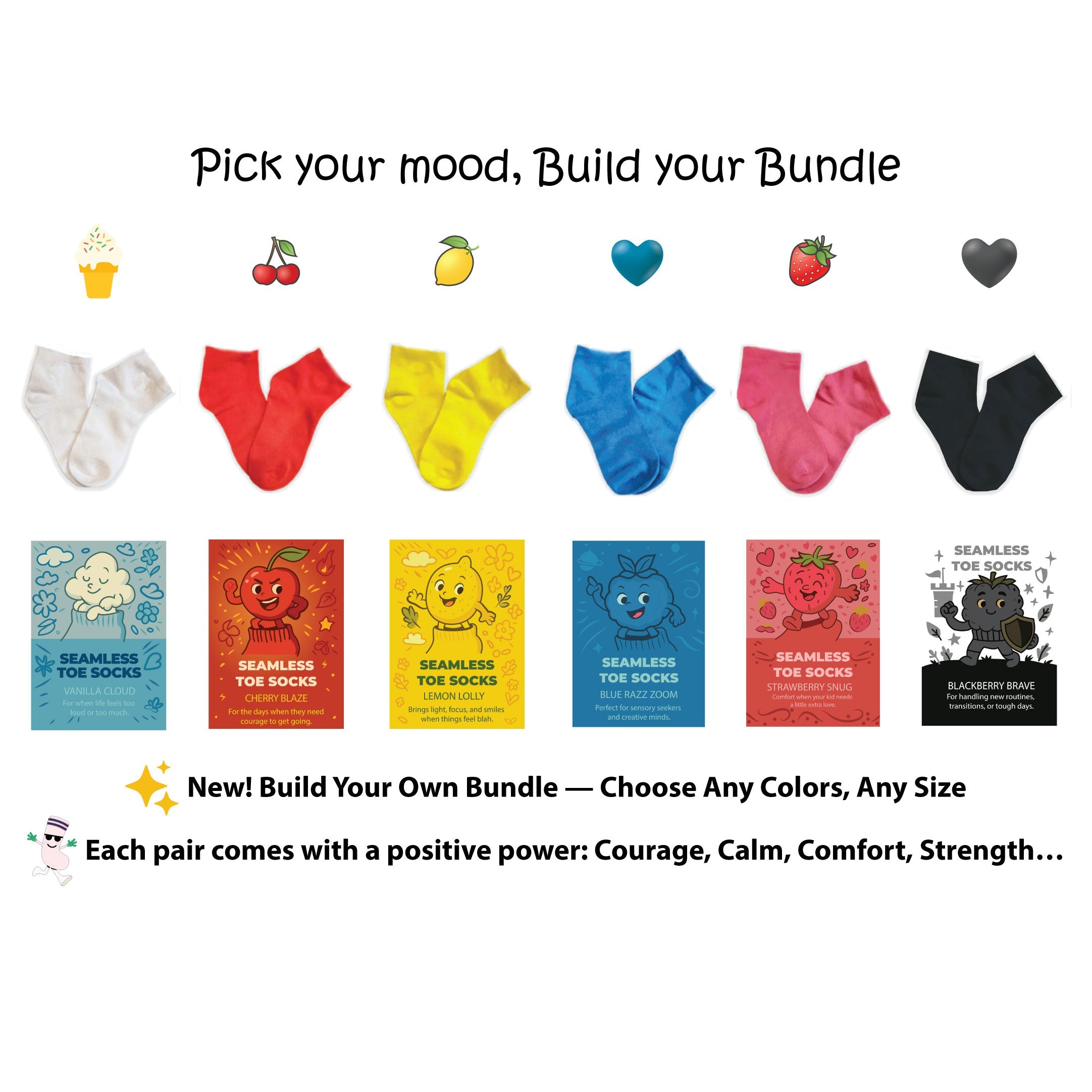 SmoothToe™ Ankle Socks – Single Pair /Build Your Own Bundle