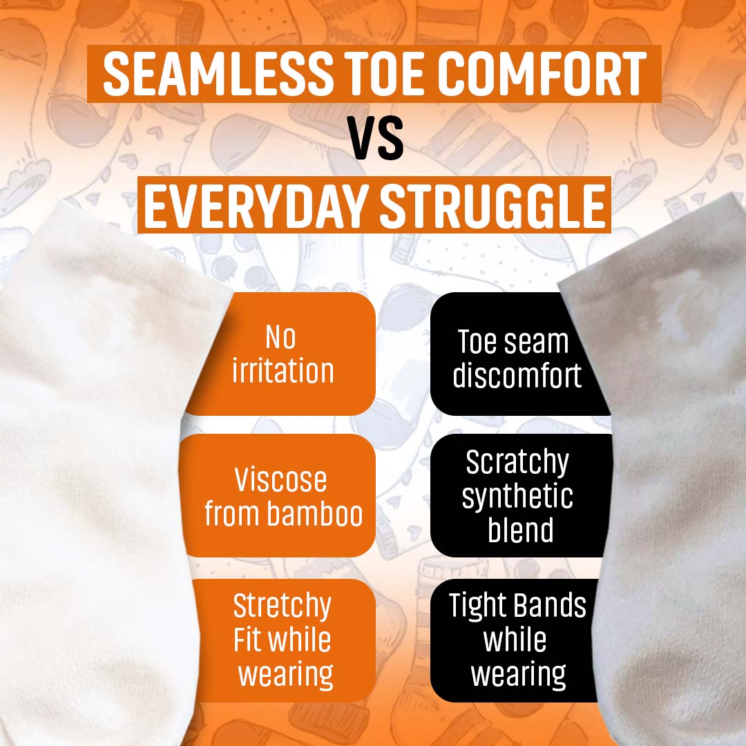 SmoothToe™ Ankle Socks – Single Pair /Build Your Own Bundle