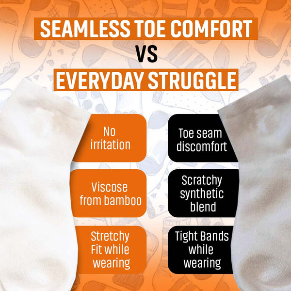 SmoothToe™ Ankle Socks – Single Pair /Build Your Own Bundle